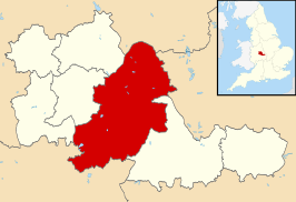 Kaart van Birmingham