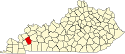 Koartn vo Caldwell County innahoib vo Kentucky