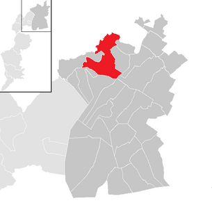 Lage der Gemeinde Parndorf im Bezirk Neusiedl am See (anklickbare Karte)