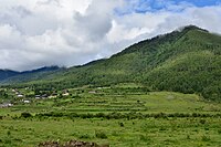 Gophu village in the left side