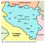 Kungariket Serbien 1882-1912.
