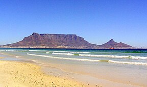 Tafelberg, met Kaapstad en Tafelbaai (voor)