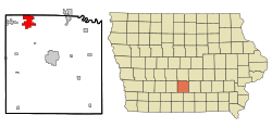 Location of Norwalk, Iowa