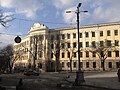 Школа № 4, выгляд з вуліцы Грушэўскага