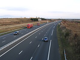 De A5 bij Fouju