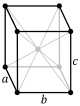 Ortorombic, rom-sentrert