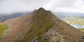 Gipfel des Crib Goch