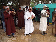 Une formation typique de la musique rurale de l'Ouest algérien.