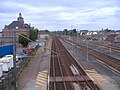 Hazebrouck station, looking west from the bridge