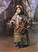 Little Italian Street Singer, 1866