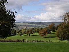 Looking towards the Black Mountains from Berrington Hall