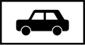 Car Main sign applies to this type of vehicle.