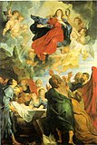Assomption de Marie par Rubens.