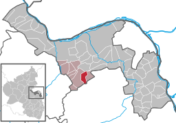 Läget för Sankt Johann i Landkreis Mainz-Bingen