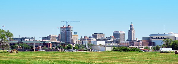 Downtown Lincoln skyline