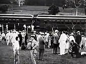 At the train station in Izbal