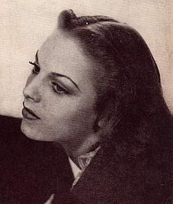 Zorina az "I Married an Angel" c. film plakátján (1938)