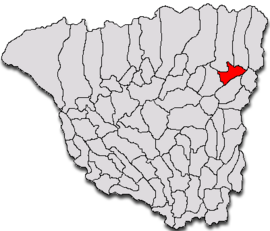 Location in Gorj County