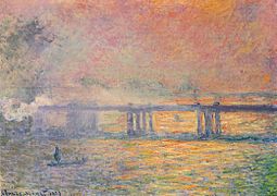 Monet, El puente de Charing Cross en Londres