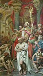 Жозеф Блан. Крещение Хлодвига. Роспись Пантеона, Париж, Франция. Около 1880 - 1899
