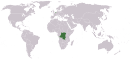 Congo belga - Localizzazione