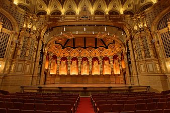 Nationale historische Stätte Kanadas Orpheum Theatre, Vancouver, British Columbia. Zehnter Platz: 542,5 Punkte. Der Finalist geht für die 2. Runde an die internationale Jury. Fotograf: MichaelThoeny