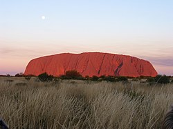 Uluru in the Northern Territory.