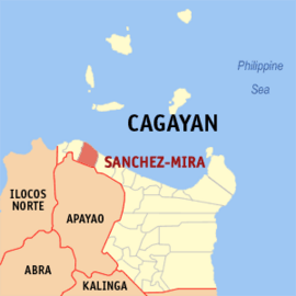Sanchez Mira na Cagayan Coordenadas : 18°33'40"N, 121°14'4"E