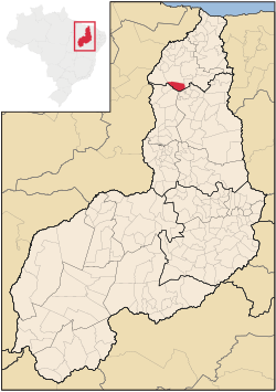 Localização de Cabeceiras do Piauí no Piauí