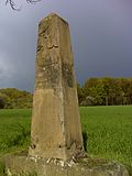 Preußischer Ganzmeilenstein an der alten B55 in Rheda-Wiedenbrück