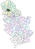 Lokasi Novi Sad ing Serbia