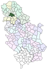 Poziția localității Novi Sad