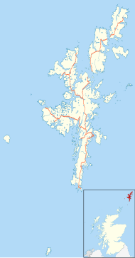 Shetland na karti Škotske