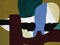 Arthur Garfield Dove (1880–1946) Uprights, Mars Violet and Blue, 1940.