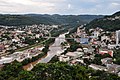 Rio de el Pese, afluente de Uruguai, a el sentro de el stato