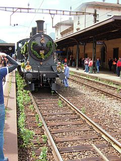 A 3/5 der SBB Historic im Bahnhof Biasca