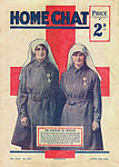 Knocker and Chisholm on the cover of "Home Chat" magazine, 11 April 1918