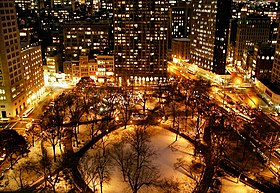 Vista sul do Madison Square Park, em 2005