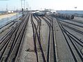 Image 20Yard for Amtrak equipment, located next to the Los Angeles River. The two tracks on the left are the mainline. (from Rail yard)