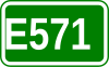 Route européenne 571