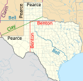 Texas proposed boundaries (1850)