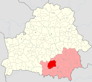 Петриковский район на карте