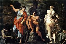 The Choice of Hercules by Annibale Carracci. c. 1596