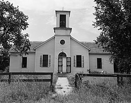 De Congregational Church, in nasjonaal monumint.