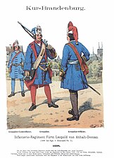 Пруско плаво, боја униформе армије Пруске, била је изумљена око 1706. године