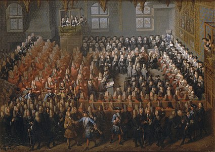 Lit de justice at the Parlement of Paris on 12 September 1715