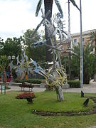 Monument in park van Alassio.