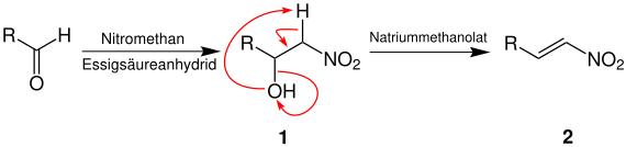 Synthese von Nitroalkenen ausgehend von einem Aldehyd