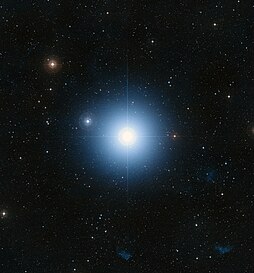 ’n DSS-foto van Fomalhaut. Krediet: Nasa, ESA en die Digitized Sky Survey 2. Erkenning: Davide de Martin (ESA/Hubble)