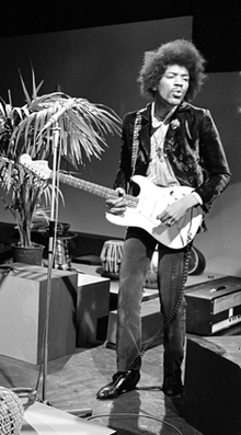 Jimi Hendrix performing for Dutch television in 1967